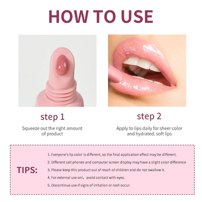 Lip Gross Treatment Moisturizing 10ml Peptide Lip Mask Gel To Remove Dead Skin Lipstick Base Lip Cream Women Lip Care Mask