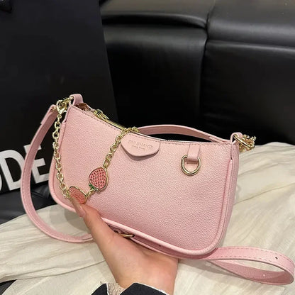 WKwk Luxurious Handbags, High-quality Shoulder Homeless Women's Bag Wallets, Metal Bags, Designer Bags