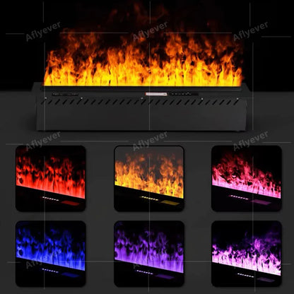 AFLYEVER Intelligent Water Replenishment Fireplace Decor 3D