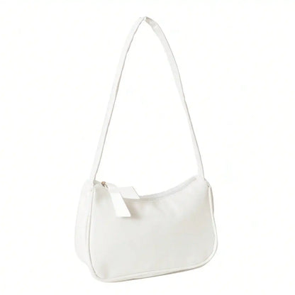 Fashion Crossbody Purse Women  Handbag And Purses Simple Women Shoulder Underarm Bags Casual Ladies Pure Color Small Handbags Elegant PU Leather Bags