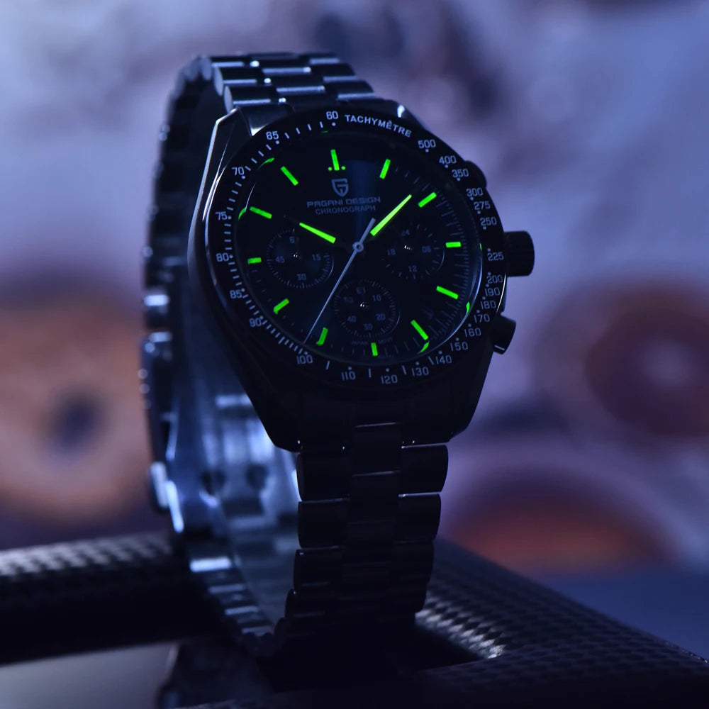PAGANI DESIGN Moon V6 Men's Luxury Quartz Chronograph Watch