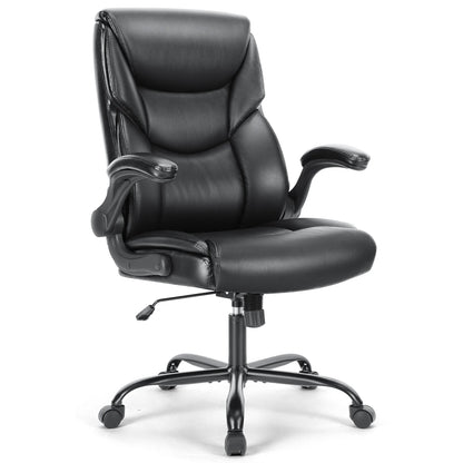 JHK Ergonomic PU Leather Padded Armrest Office Chair Swivel