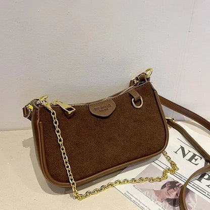 WKwk Luxurious Handbags, High-quality Shoulder Homeless Women's Bag Wallets, Metal Bags, Designer Bags