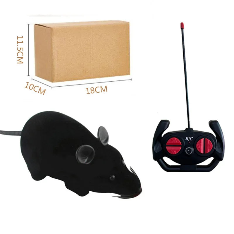Remote Control Robot Mouse Cat Toy For Interactive Play