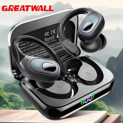GREATWALL TWS Bluetooth Earphones With Active Noise Cancellation