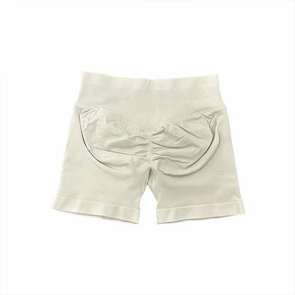 Impact Shorts with Logo Women Seamless Yoga Shorts Scrunch Bum Gym Shorts Workout Biker Short Fitness