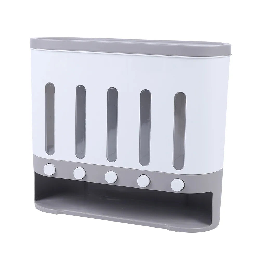 Wall Mounted Airtight Food Storage Dispenser for Cereal and Grains