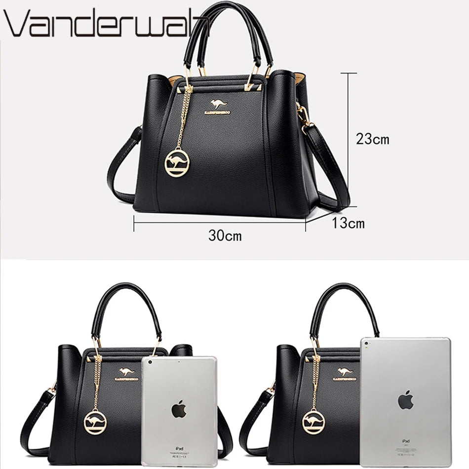 VANDERWAHCN Luxury Women Designer Shoulder Crossbody Bag