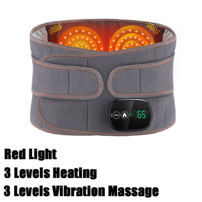 PASTSKY Infrared Waist Massager Belt With USB Charge And Vibration