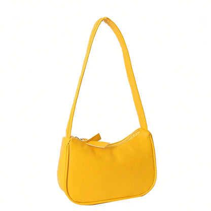 Fashion Crossbody Purse Women  Handbag And Purses Simple Women Shoulder Underarm Bags Casual Ladies Pure Color Small Handbags Elegant PU Leather Bags