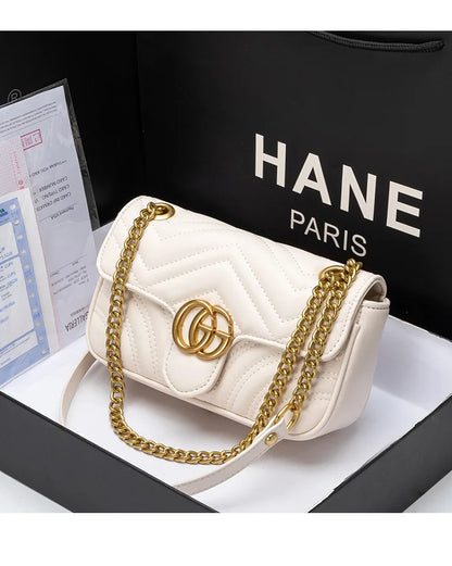 Autumn Fragrant Wind Rhombus Chain Bag Shoulder Messenger