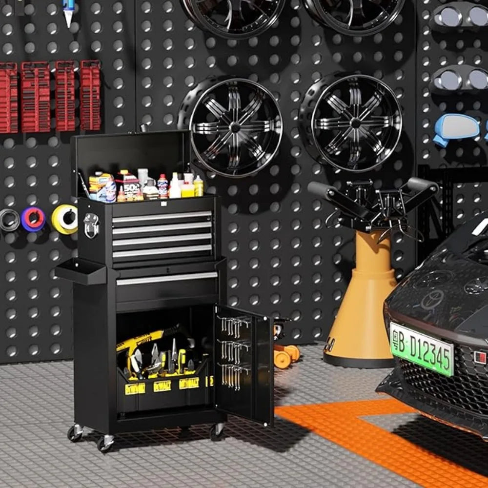 Heavy Duty Steel Tool Chest With Detachable Top Box