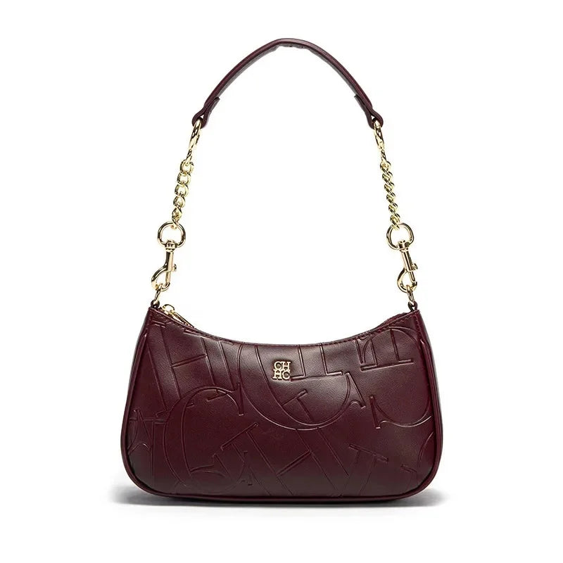 CHCHCN Bent Moon Bag Large Capacity Womens Shoulder Crossbody