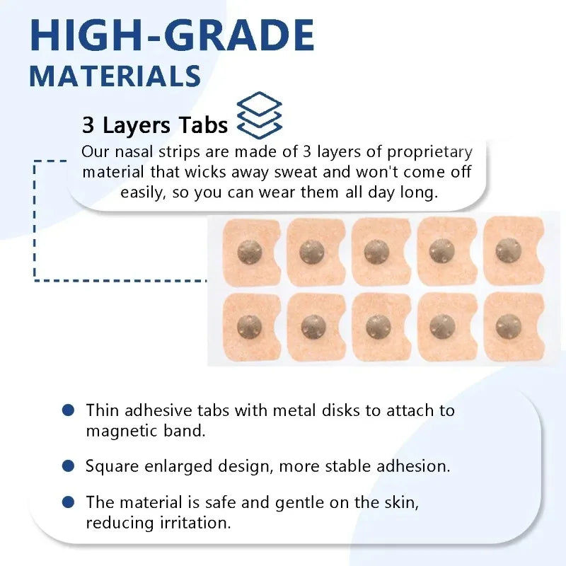Nasal Breathing Dilators Magnetic Strips Anti Snore Nose Clip