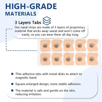 Nasal Breathing Dilators Magnetic Strips Anti Snore Nose Clip