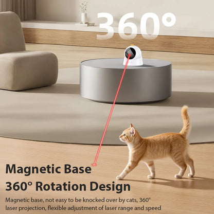 ROJECO Automatic Cat Laser Toy Interactive Indoor Teasing Toy