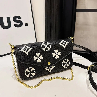 WKwk Luxurious Handbags, High-quality Shoulder Homeless Women's Bag Wallets, Metal Bags, Designer Bags