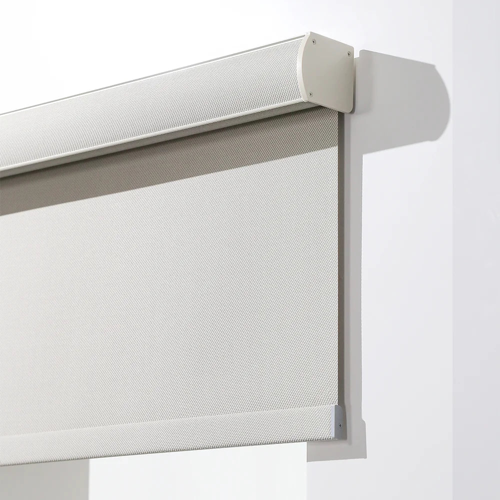 Polyester Wireless Zigbee Smart Window Shade Motorized Roller Blind Kitchen