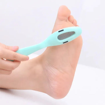 1 Piece Random Color Stainless Steel Foot Grinder, Effectively Removes Hard and Dead Skin, Suitable for Excellent Foot Care