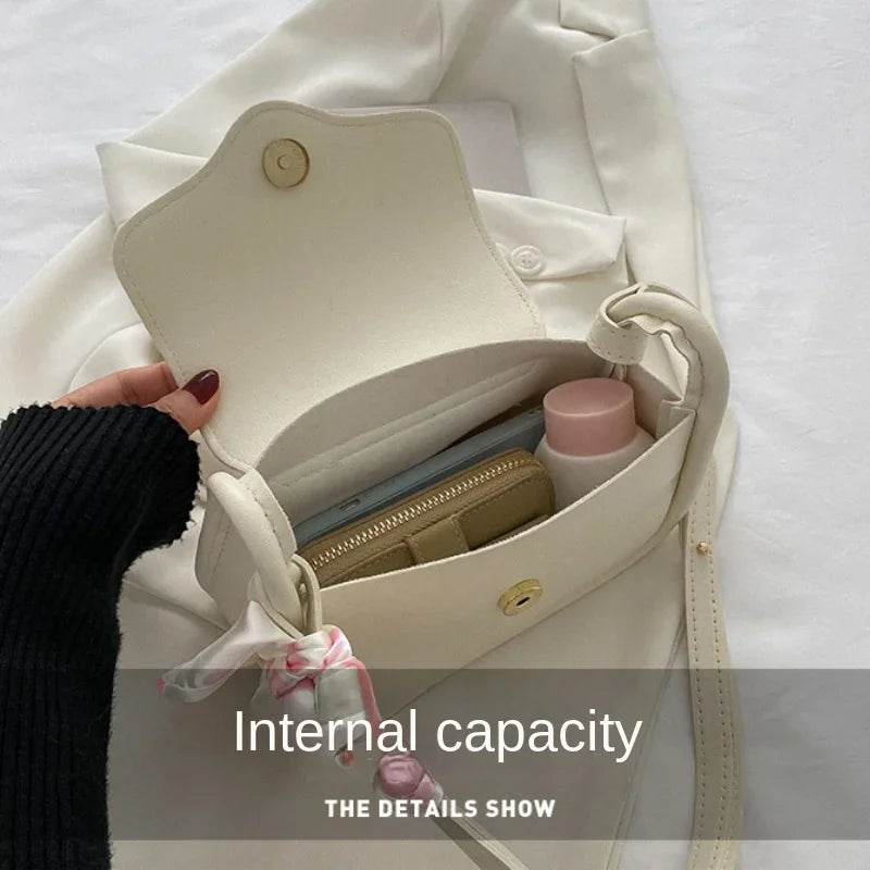 Macroupta Cute Love Heart Crossbody Bag With Scarf For Women