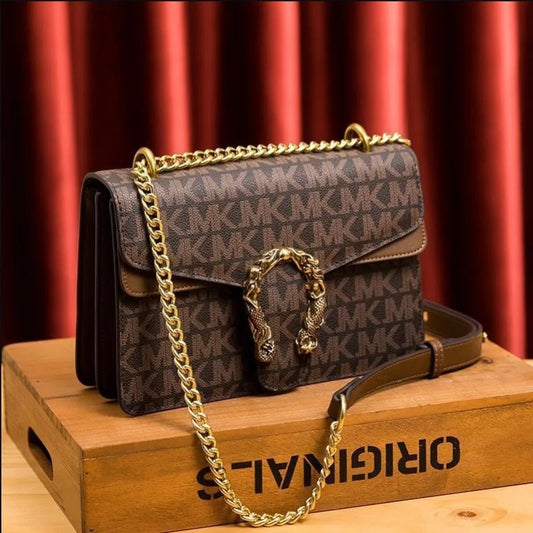 Elegant Chain Strap Shoulder And Crossbody Handbag For Women