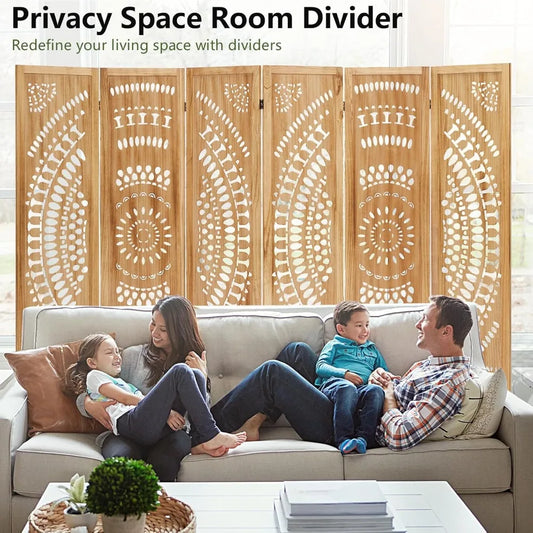 Hign-concerned Wood Folding Privacy Screen Room Divider
