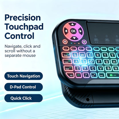 MRSVI Dual Mode Wireless Air Mouse With Touchpad Keyboard