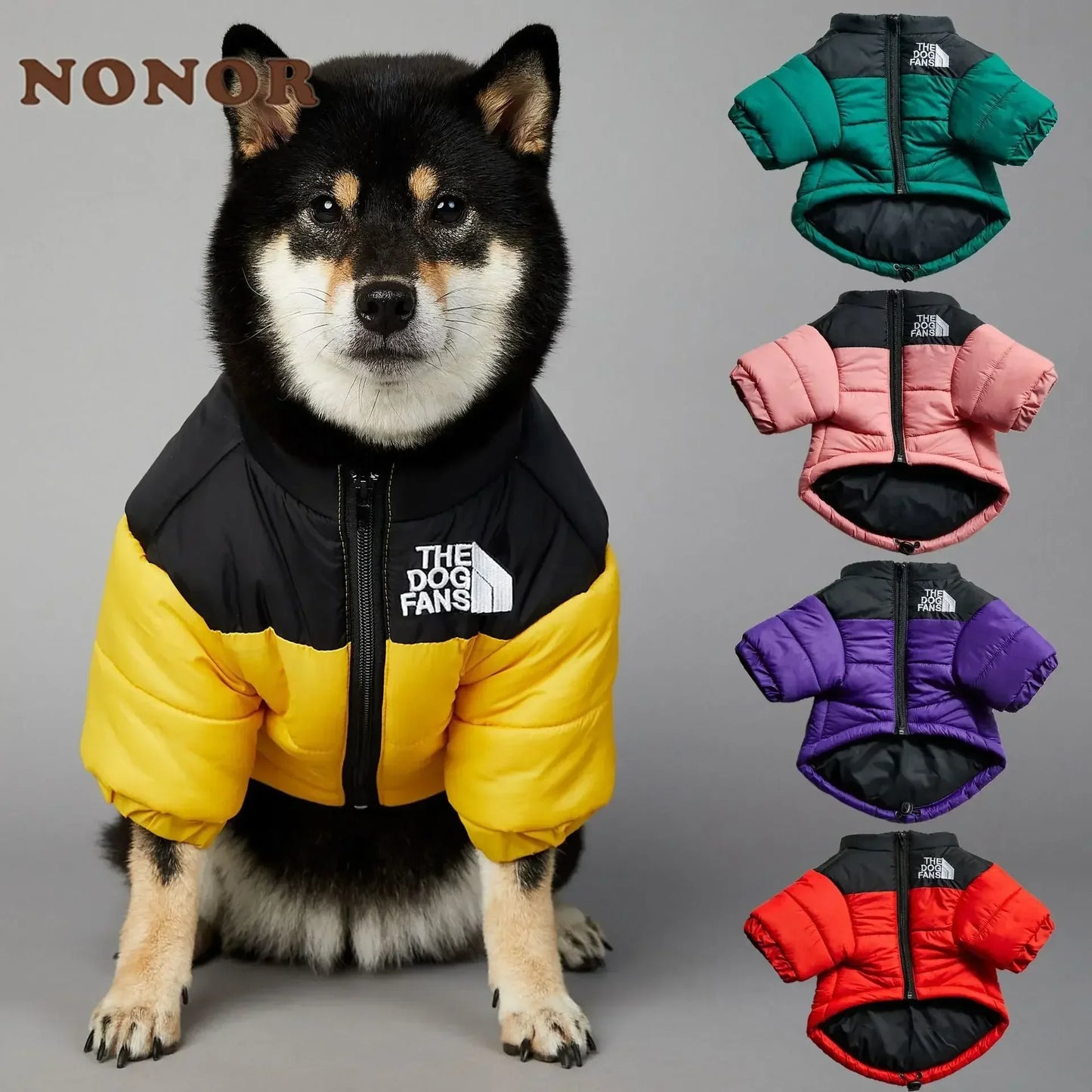 Dog Fans SuperWinterAllSeason Down Jacket For Dogs AllSeasonWeatherproofThermal Insulated