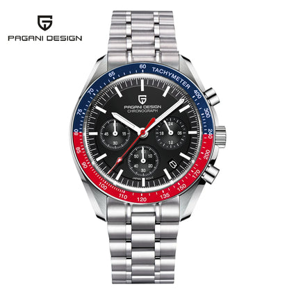 PAGANI DESIGN AK Project Mars Men's Watches Top Luxury Quartz Watch For Men AR Sapphire Speed Sport Chronograph Automatic Date