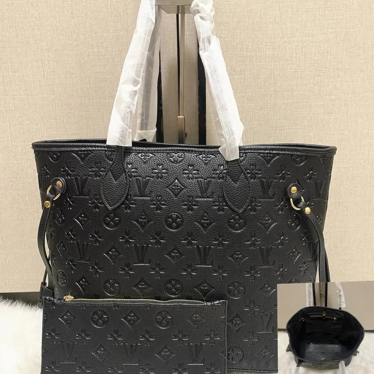 Top Designer Handbag Shoulder Chain Bag Clutch Fap Totes Bags Waet Check Veour Thread C Purse Doube Letters Soid Hasp Waist Square