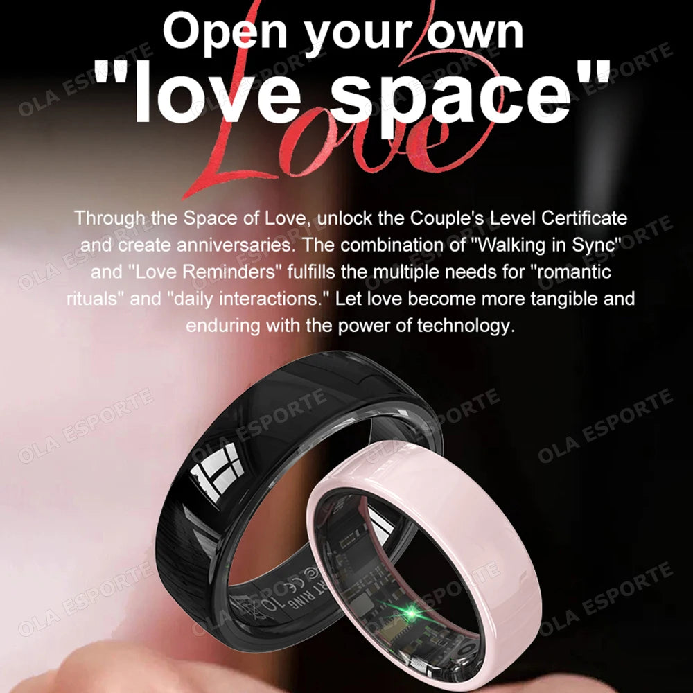 Ola Esporte Smart Couple Ring Heart Rate Sleep Monitor