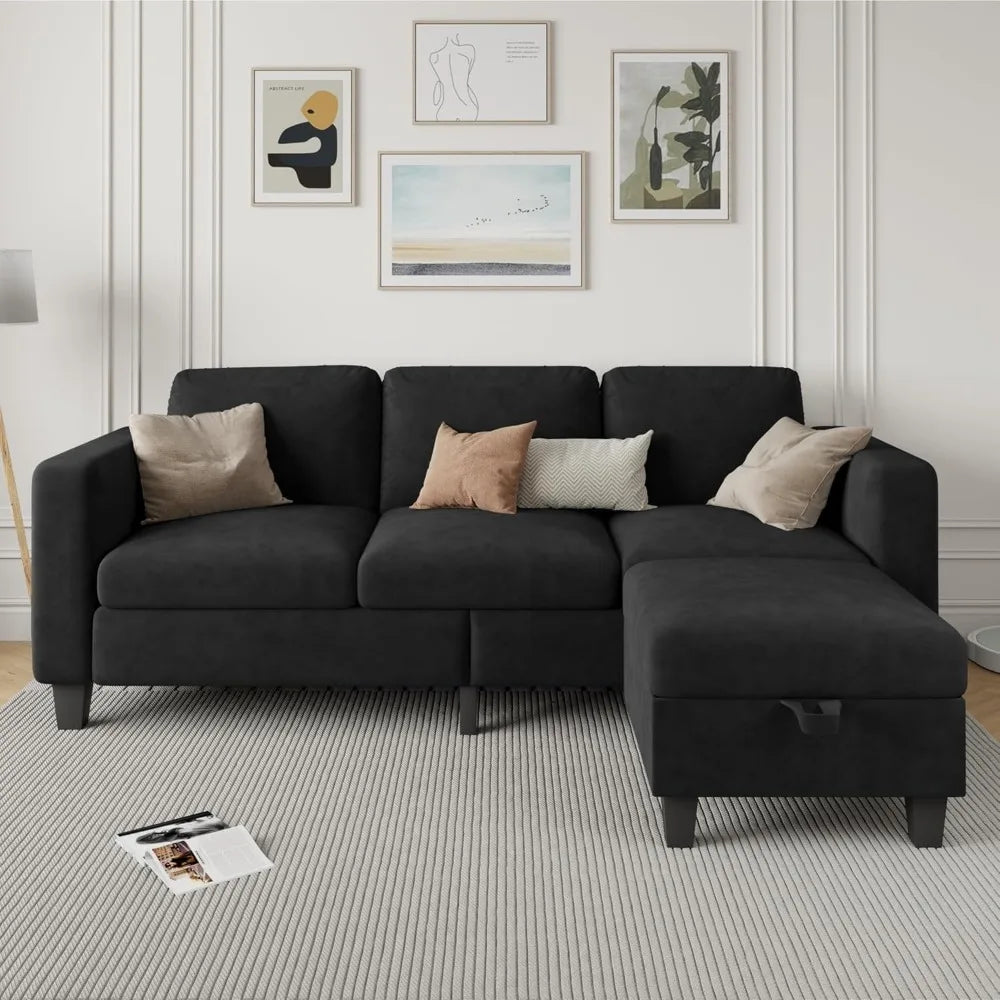 DAFIFY L Shaped Modern Sectional Sofa For Living Room