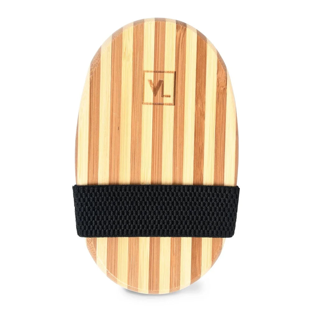 Bamboo Palm Pet Brush Ergonomic Design Natural Bristles Coat Smoothing Massage Stimulates Oil Glands Prevents Dry Skin All Coat