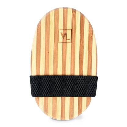 Bamboo Palm Pet Brush Ergonomic Design Natural Bristles Coat Smoothing Massage Stimulates Oil Glands Prevents Dry Skin All Coat