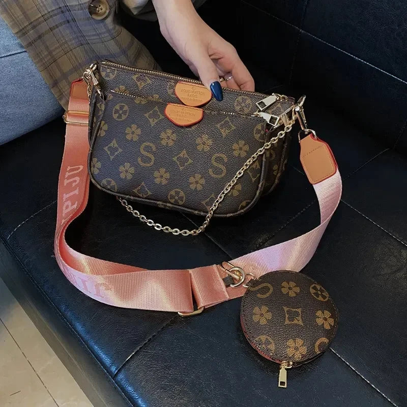 WKwk Luxurious Handbags, High-quality Shoulder Homeless Women's Bag Wallets, Metal Bags, Designer Bags