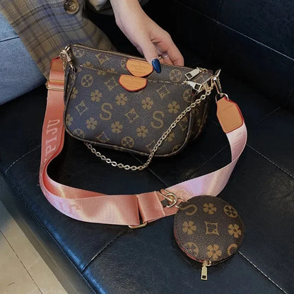WKwk Luxurious Handbags, High-quality Shoulder Homeless Women's Bag Wallets, Metal Bags, Designer Bags