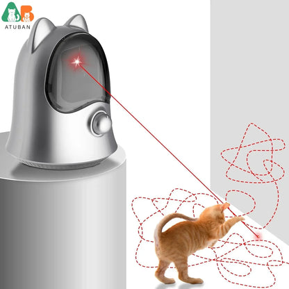 ATUBAN Interactive Laser Pointer Cat Toys for Indoor Cats