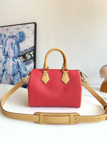 Crossbody Daily Sling Polished Alloy Hardware Decor Leather Carrier Women Handheld Carrier Ladies Shoulder Flapless Tote Versatile All-Match Universal Matching Accessory For Daily Casual Outfits
