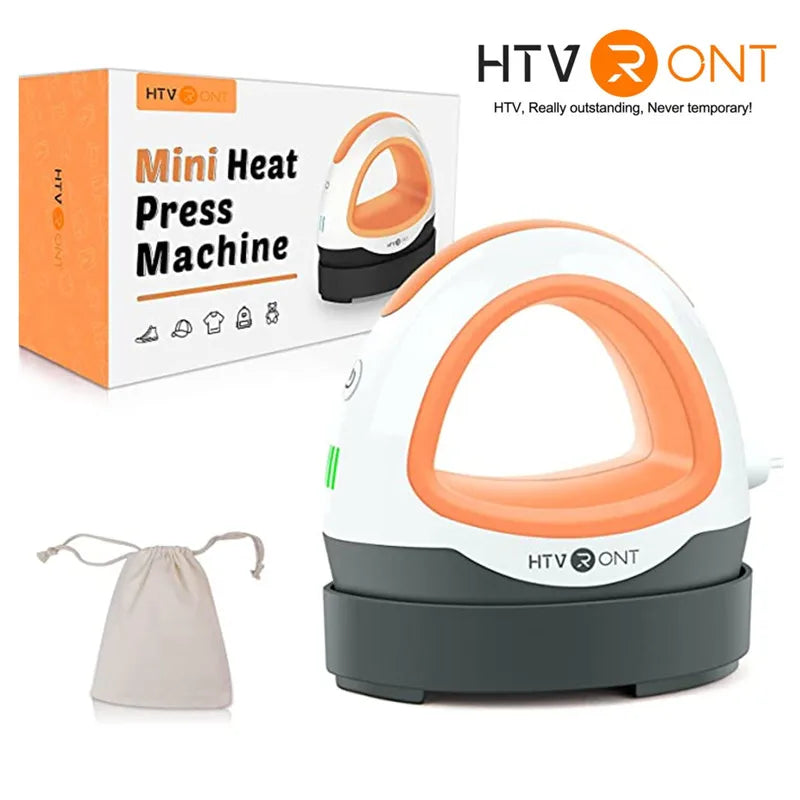 HTVRONT Mini Heat Press Machine Portable For DIY T Shirts