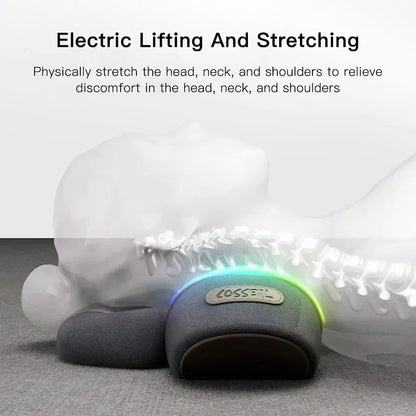 Okayso Electric Neck Massager Cervical Pillow With Heat Vibration