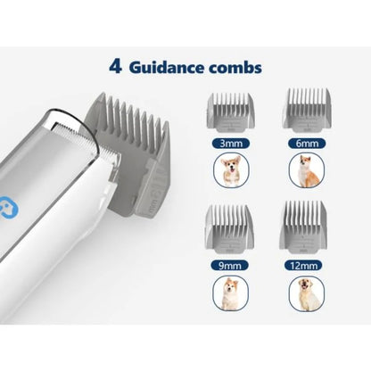 Pet Grooming Kit and Vacuum Suction 99% Pet Hair 5 In-1 Pet Grooming Kit With 2L Large Capacity Dust Cup Low Noise Dog Hair Rem