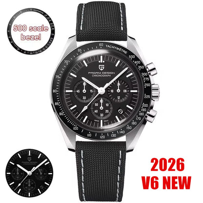 PAGANI DESIGN Moon V6 Men's Luxury Quartz Chronograph Watch