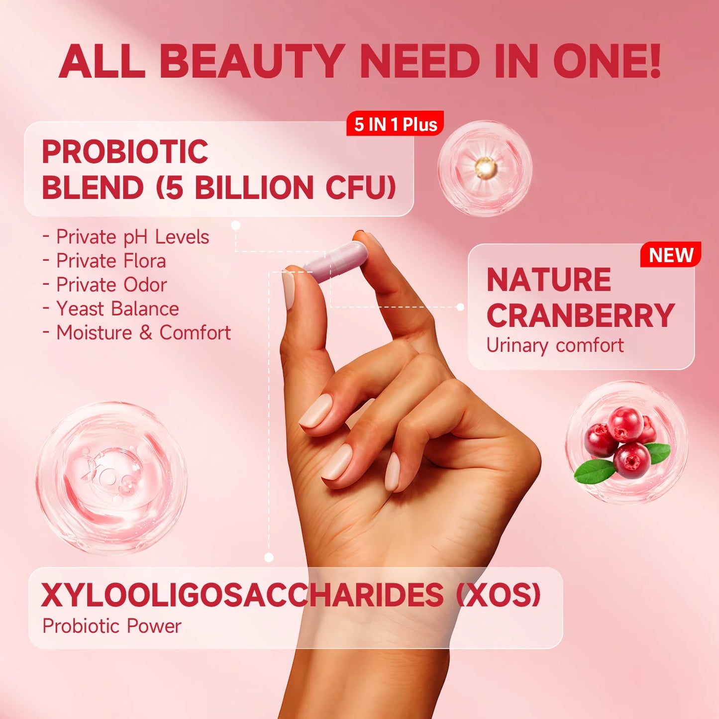 Quit Mood Probiotics for Women PH Balance Probiotic Blend