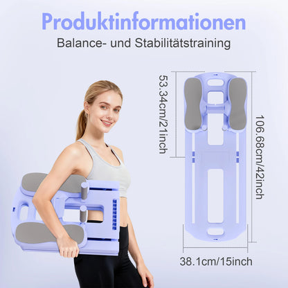 Foldable Pilates Ab Board 5 in 1 Multifunctional Core Training
