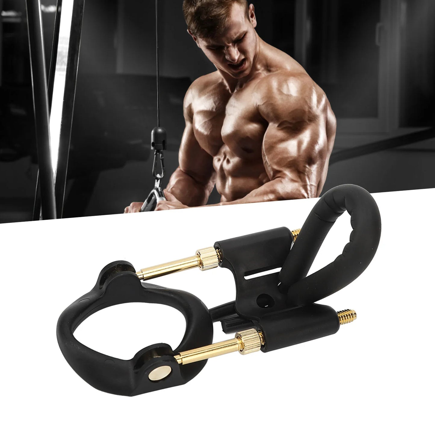 Pennis Stretcher Kit Massage Male Bracket Kit Stretching Effective Adjustable Men  Support Stretcher Black Gold