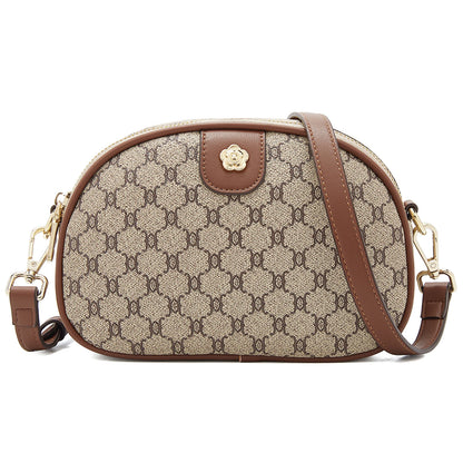 FOXER Womens PVC Leather Crossbody Shoulder Bag With Pockets