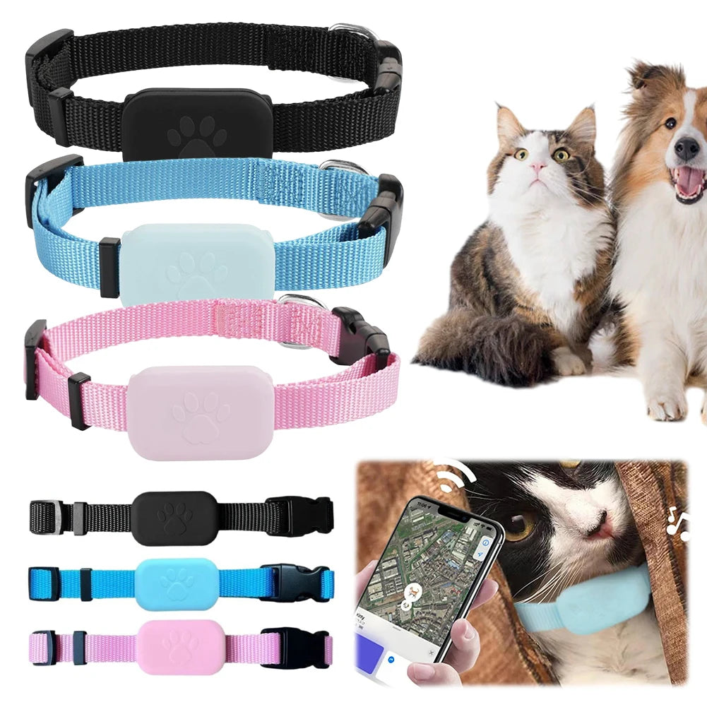 Shunmaii Pet GPS Tracker With Collar For Dogs And Cats