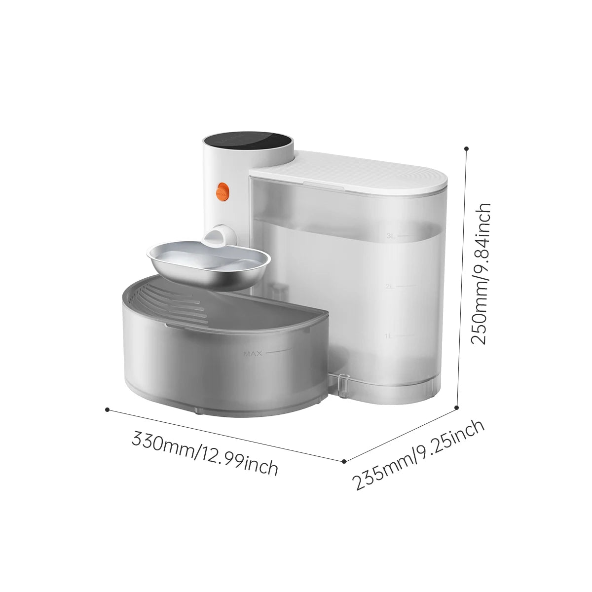 Petgravity Wireless Automatic Water Dispenser For Cats With Purification