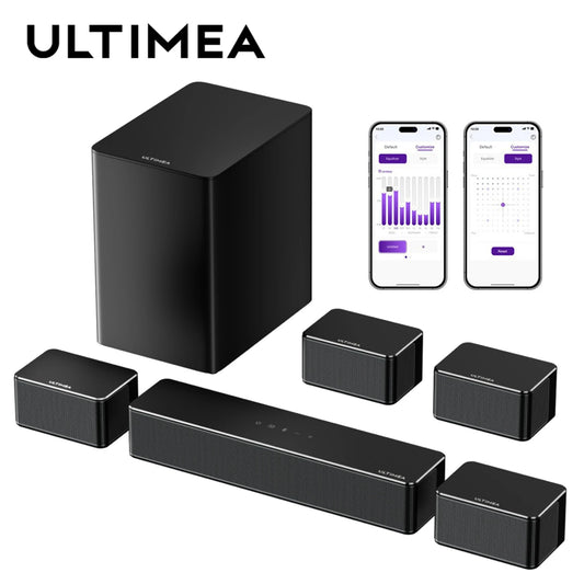ULTIMEA 7.1 Surround Soundbar System With Subwoofer And Rear Speakers