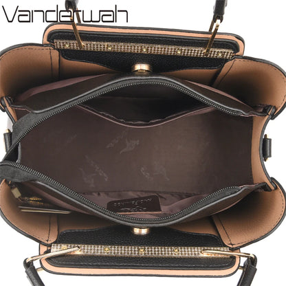 VANDERWAHCN Luxury Women Designer Shoulder Crossbody Bag